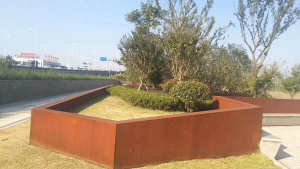 雁塔耐候钢挡土墙